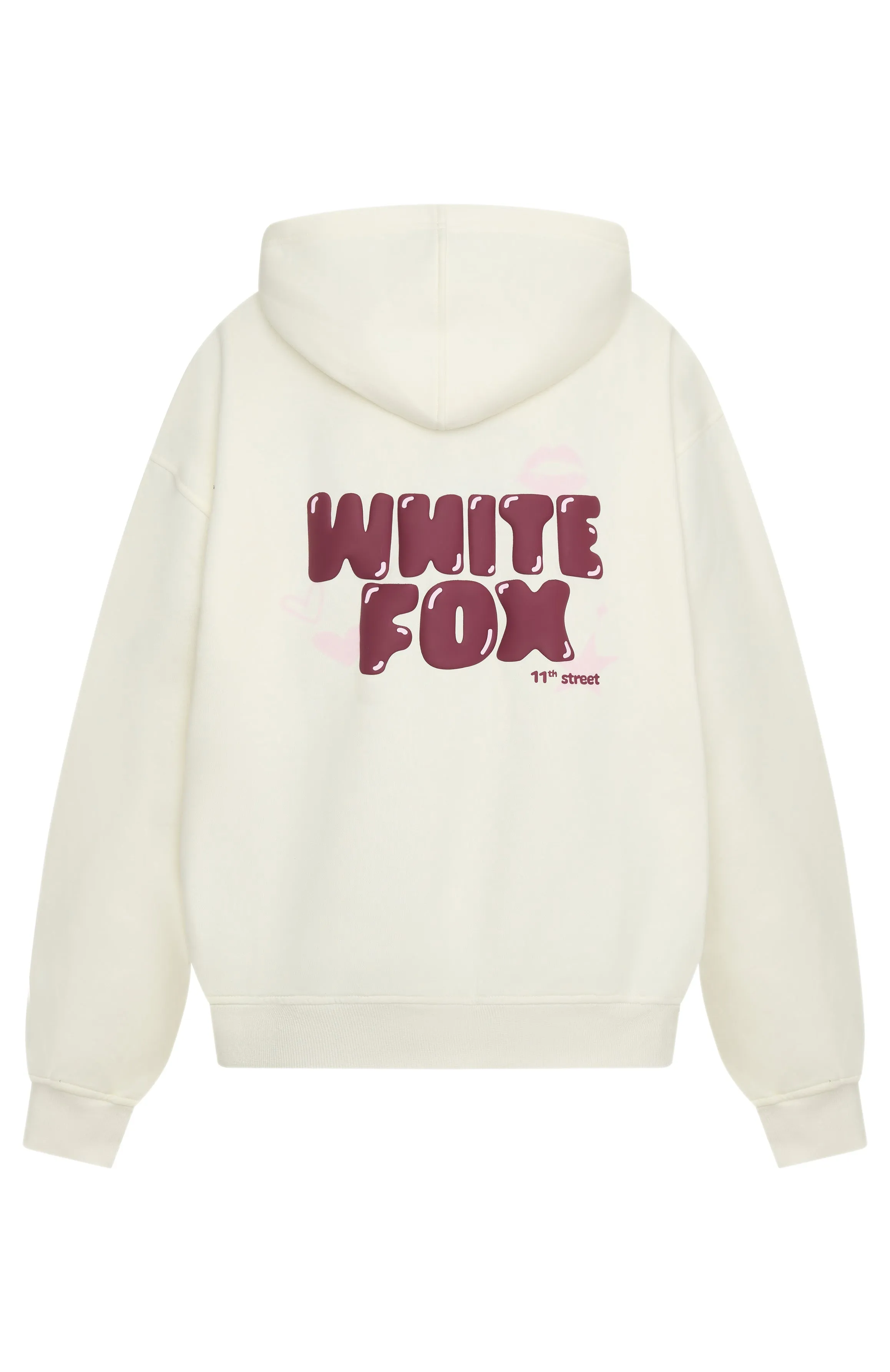 11th Street Sweet Kisses Oversized Hoodie Cake Batter sold by White Fox Boutique product image thumbnail 5