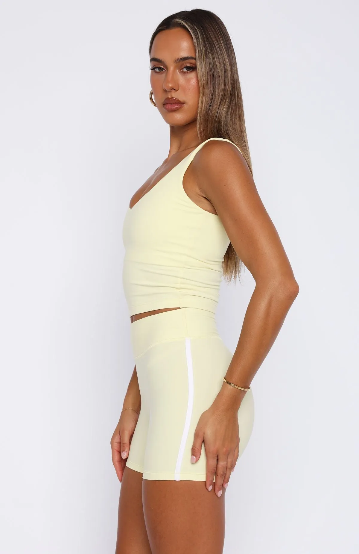 Balance Sports Active Tank Lemon sold by White Fox Boutique product image thumbnail 3