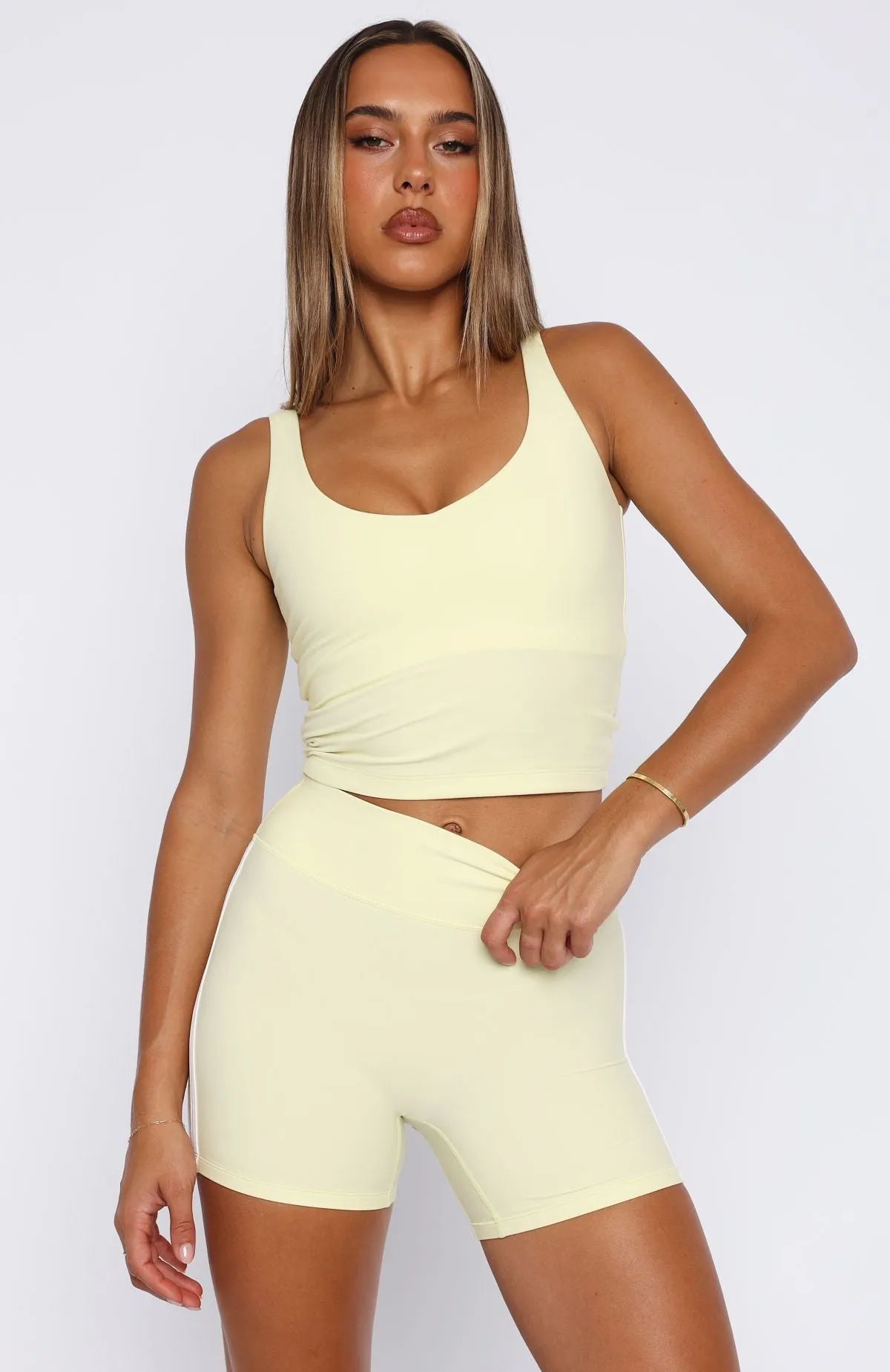 Balance Sports Active Tank Lemon sold by White Fox Boutique product image thumbnail 2