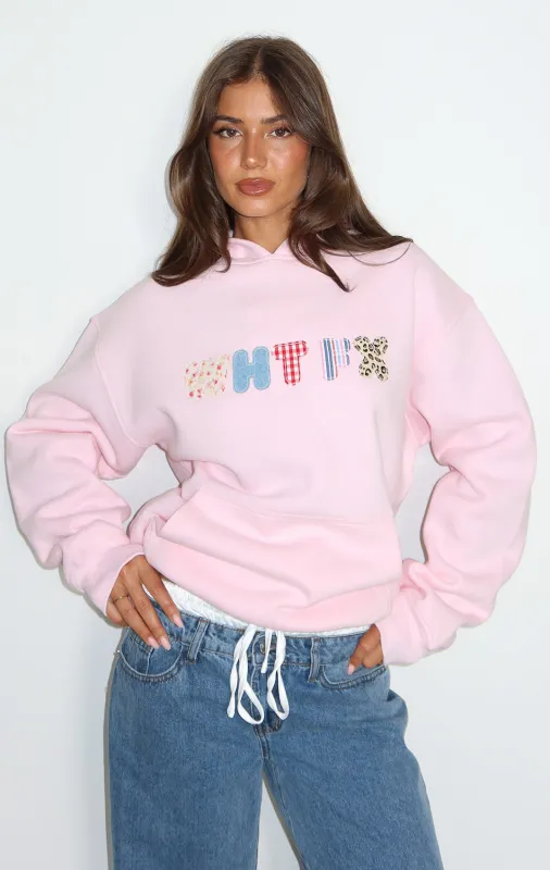 Waiting Long Enough Oversized Hoodie Pink sold by White Fox Boutique