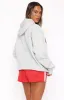 Give It Away Oversized Hoodie Dark Grey Marle sold by White Fox Boutique