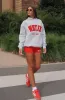 Give It Away Oversized Hoodie Dark Grey Marle sold by White Fox Boutique