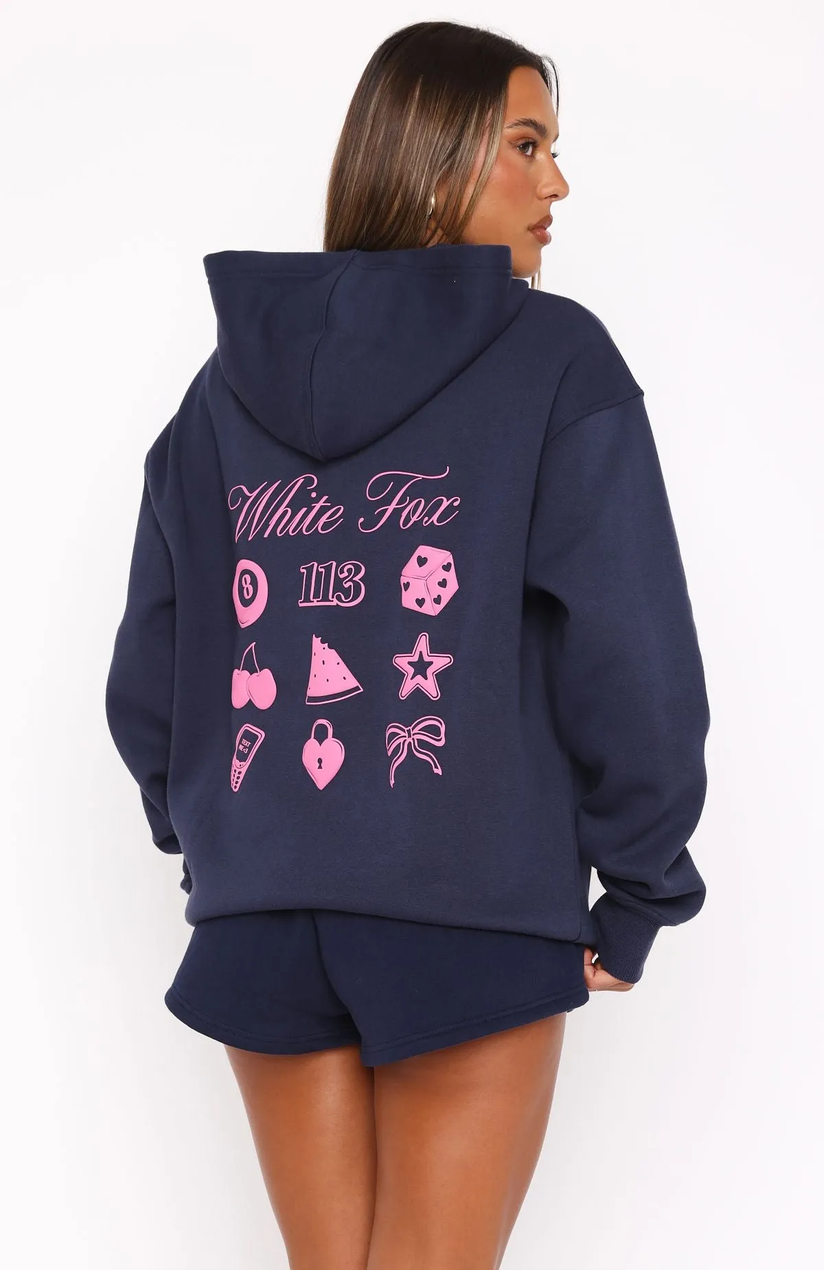 Lucky Charms Oversized Hoodie Navy sold by White Fox Boutique product image thumbnail 4