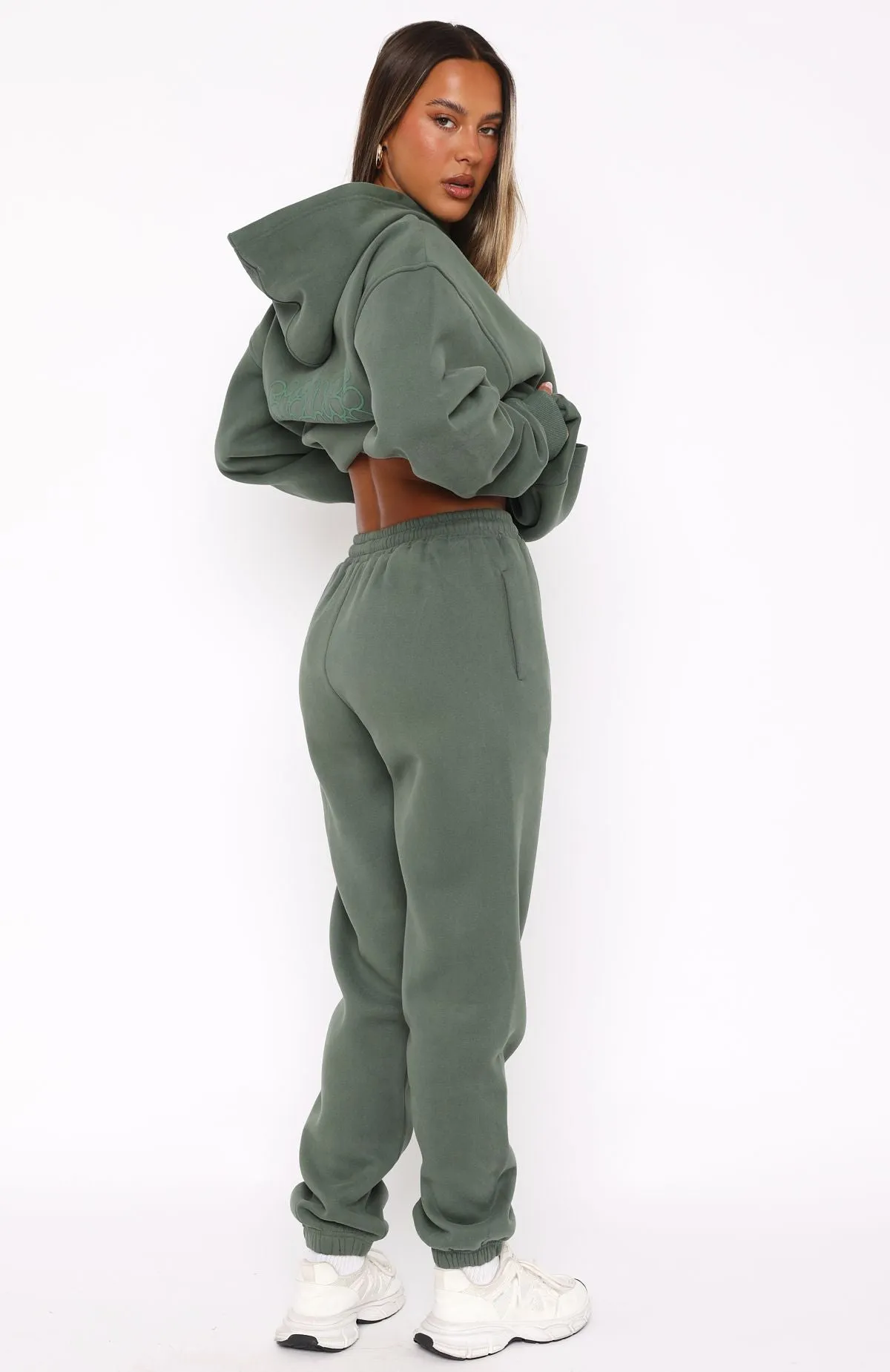 Leisure Edition Sweatpants Dark Green sold by White Fox Boutique product image thumbnail 4