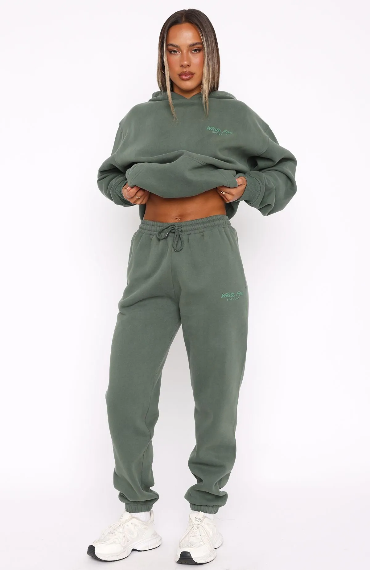 Leisure Edition Sweatpants Dark Green sold by White Fox Boutique product image thumbnail 2