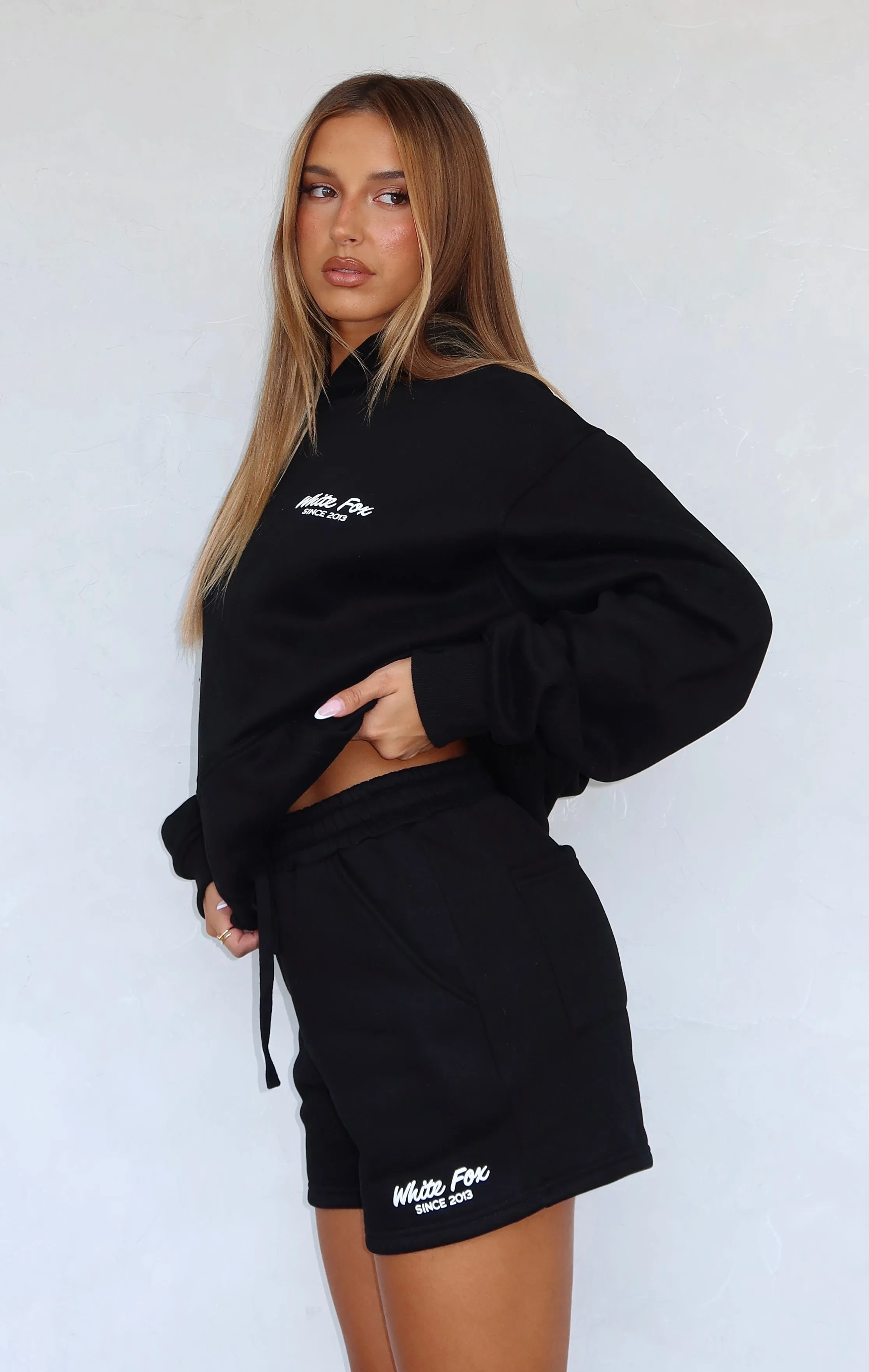 Leisure Edition Lounge Shorts Black sold by White Fox Boutique