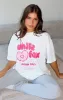 Sweet Sensations Oversized Tee White sold by White Fox Boutique