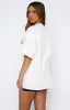 Leave It For Me Oversized Tee White sold by White Fox Boutique