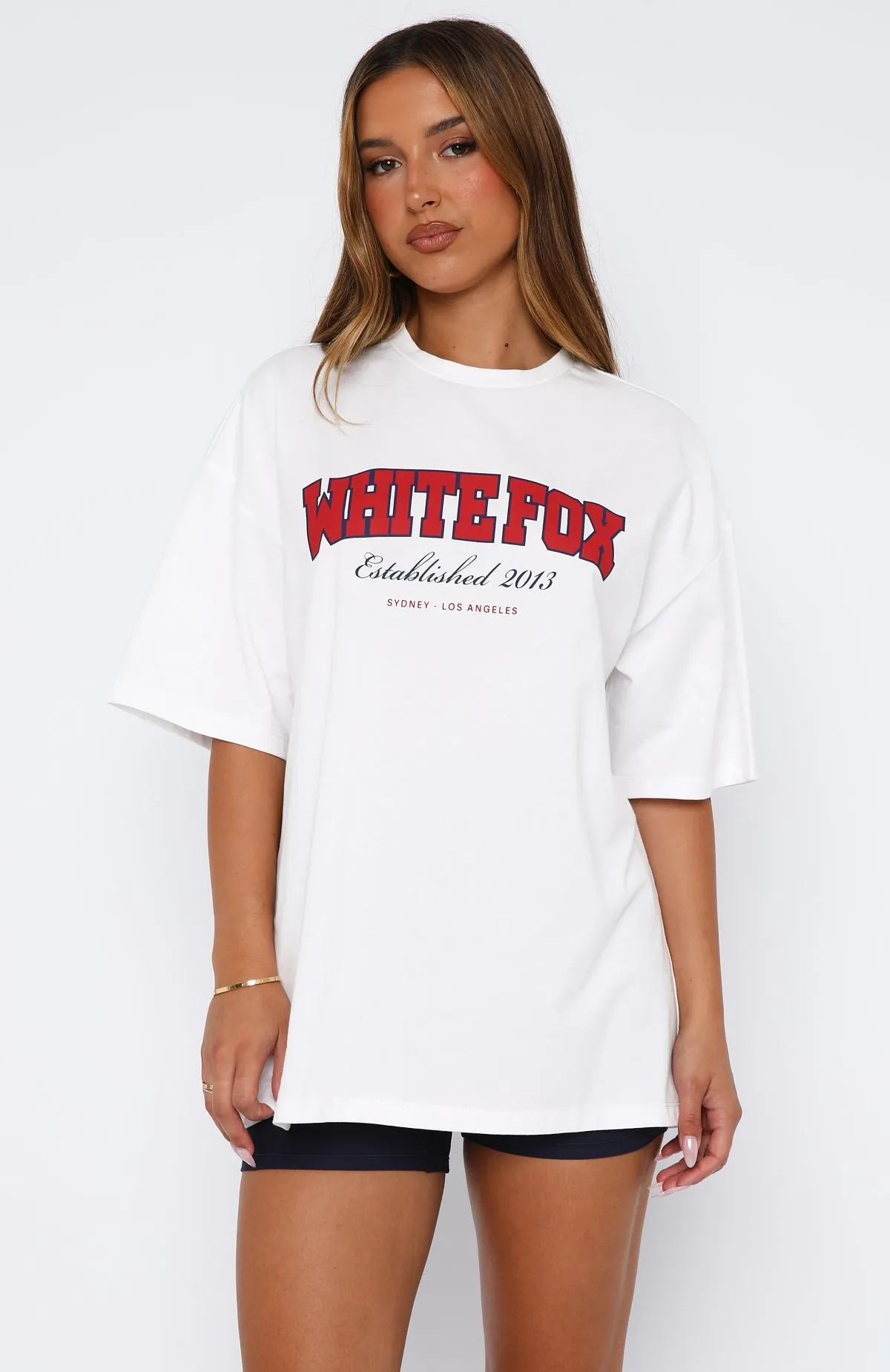 Leave It For Me Oversized Tee White sold by White Fox Boutique product image thumbnail 2