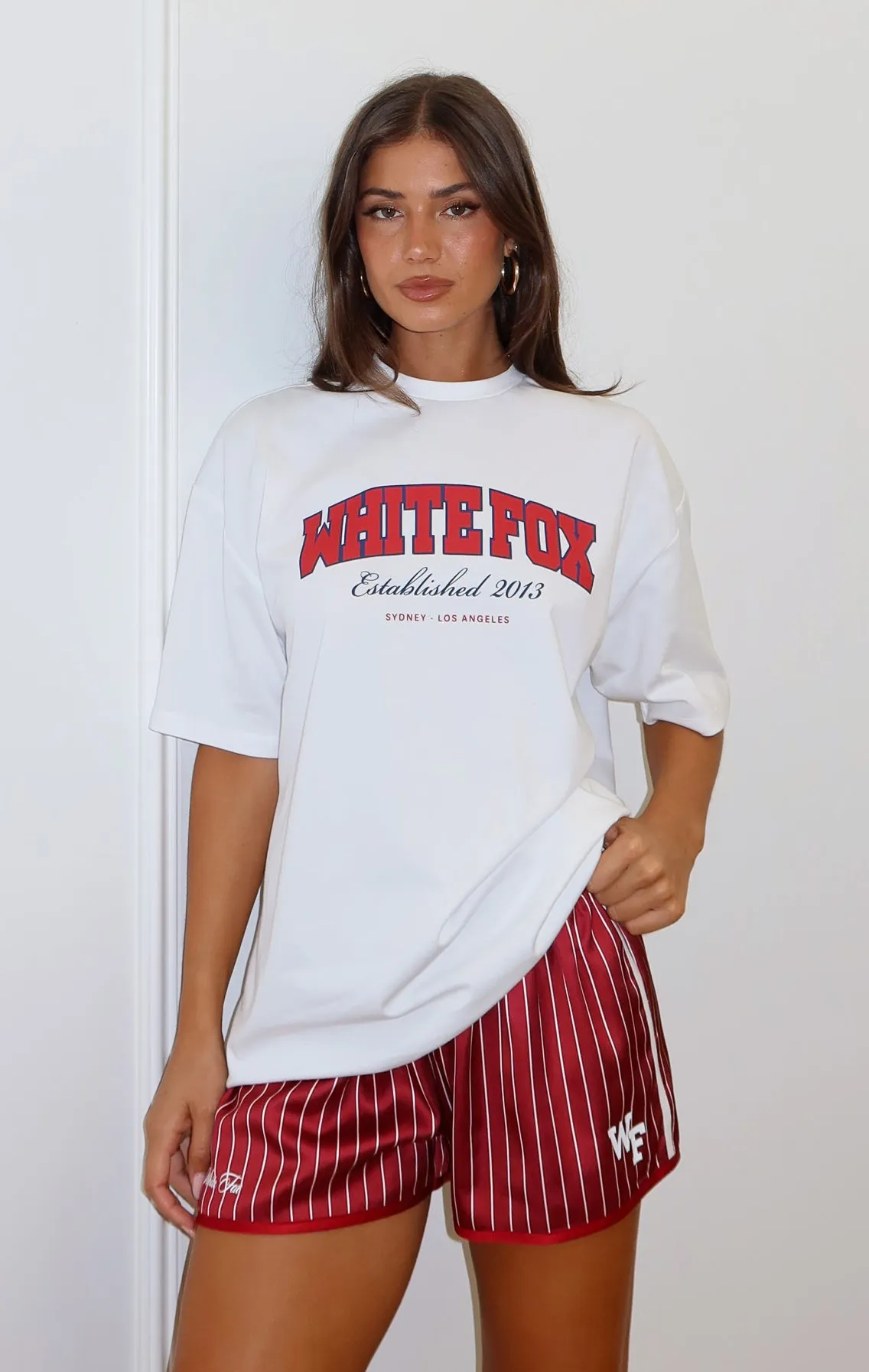 Leave It For Me Oversized Tee White sold by White Fox Boutique product image thumbnail 5