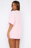Gave You My Time Oversized Tee Pink sold by White Fox Boutique