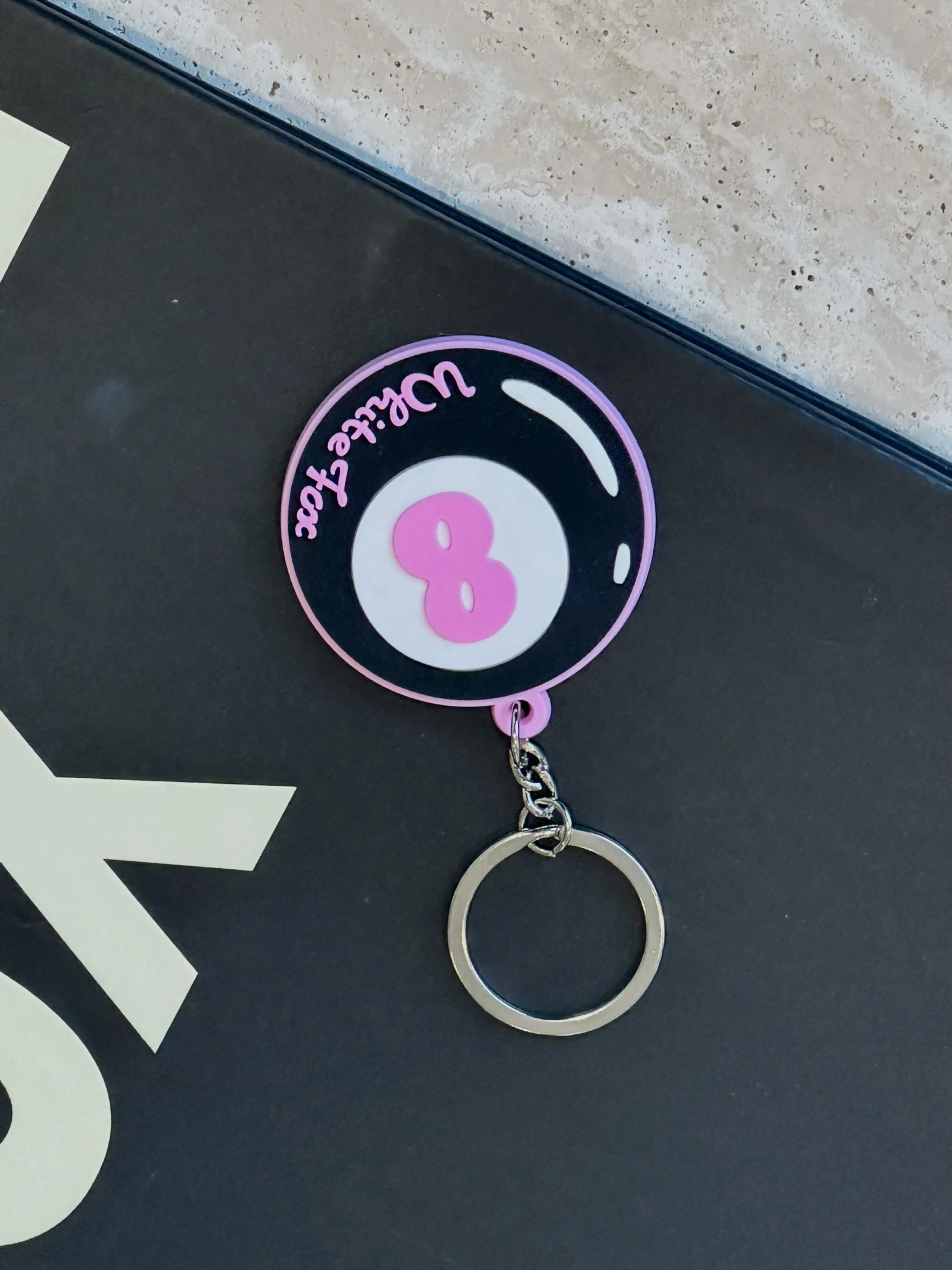 In Motion Keychain Black sold by White Fox Boutique product image thumbnail 3