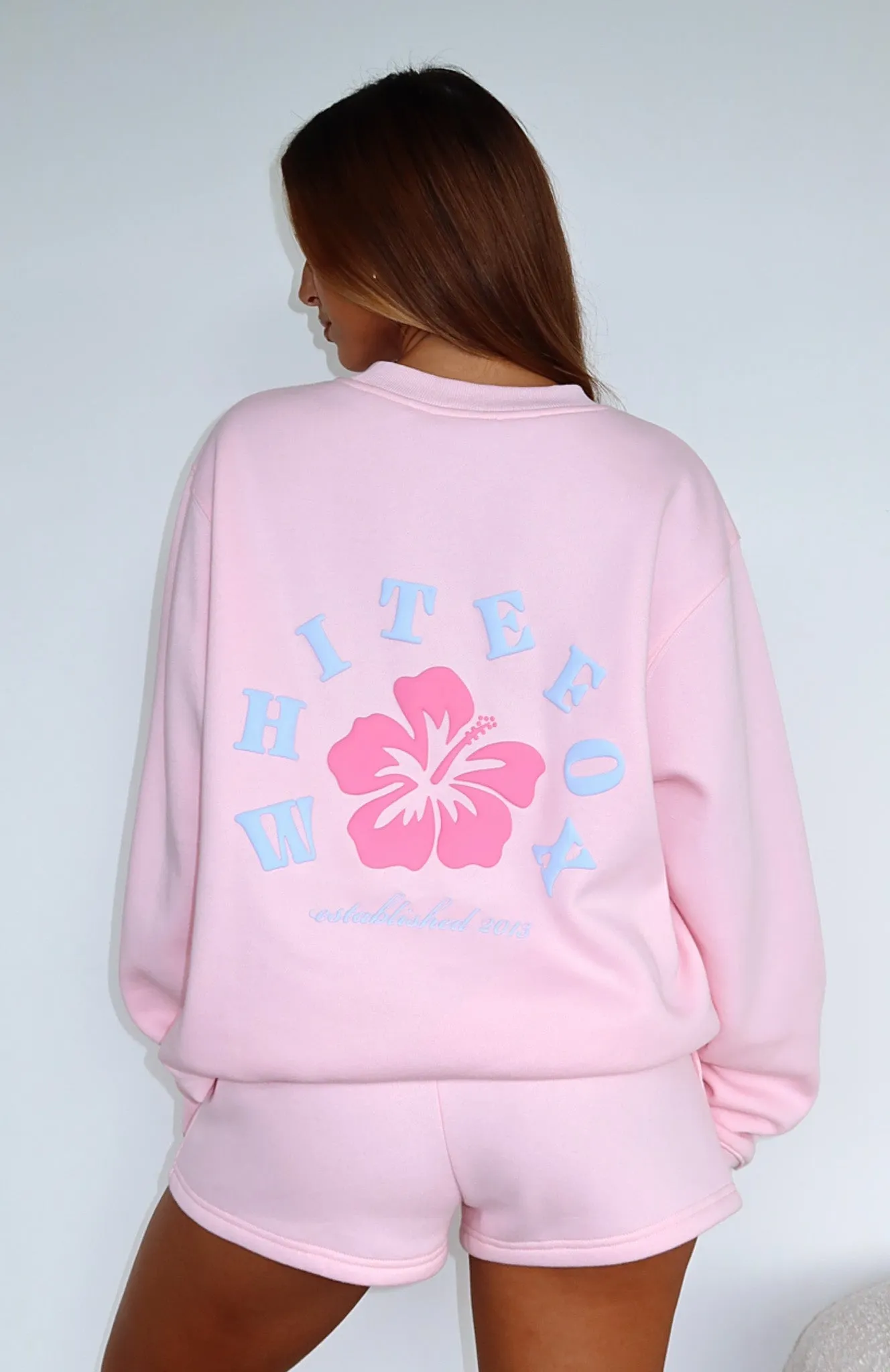 Keep Blooming Oversized Sweater Pink sold by White Fox Boutique