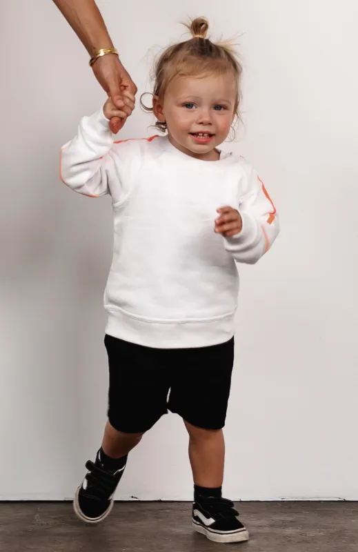 Mini Team A Sweater White sold by White Fox Boutique