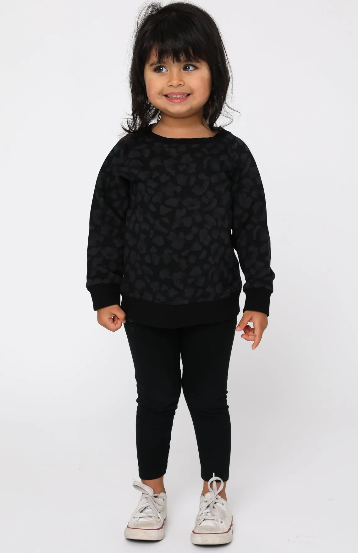 Mini Team Camo Sweater Midnight Camo sold by White Fox Boutique product image thumbnail 2