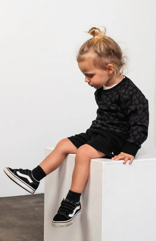 Mini Team Camo Sweater Midnight Camo sold by White Fox Boutique