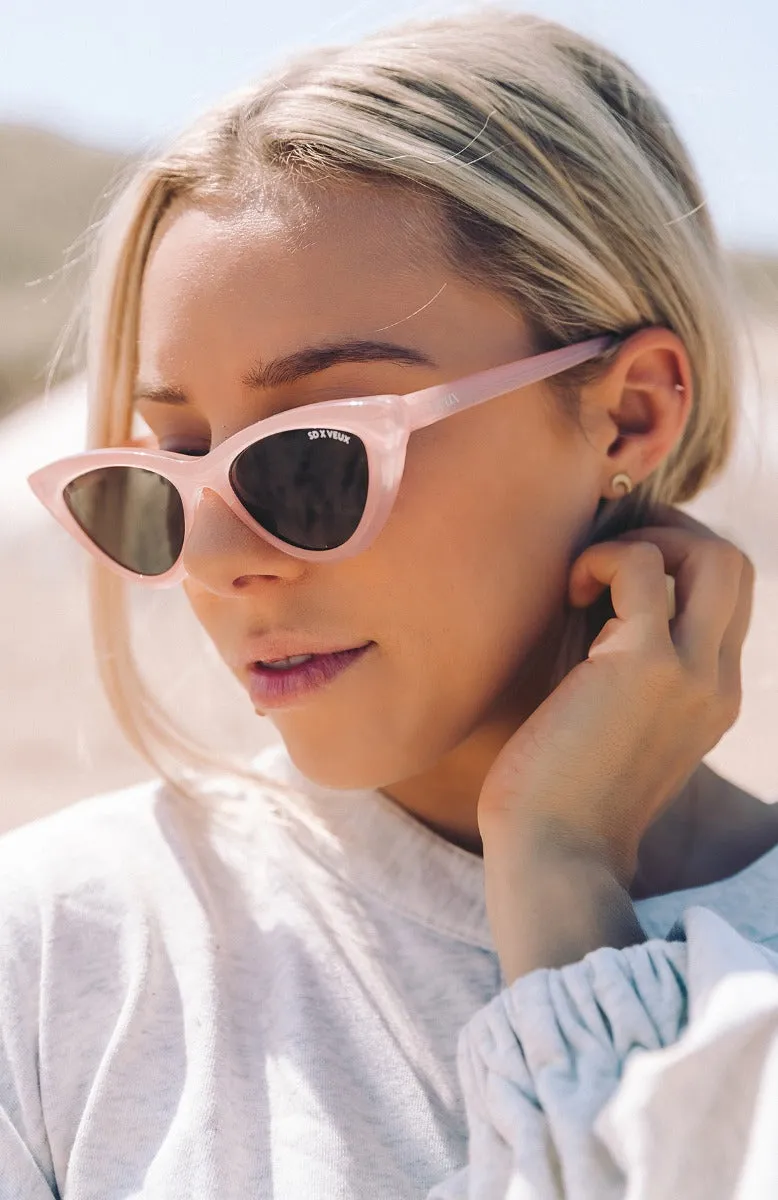 Virgo Sunglasses Ice Pink sold by White Fox Boutique