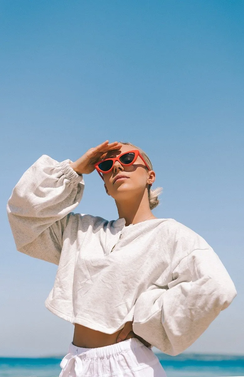 Virgo Sunglasses Bold Tangerine sold by White Fox Boutique product image thumbnail 4