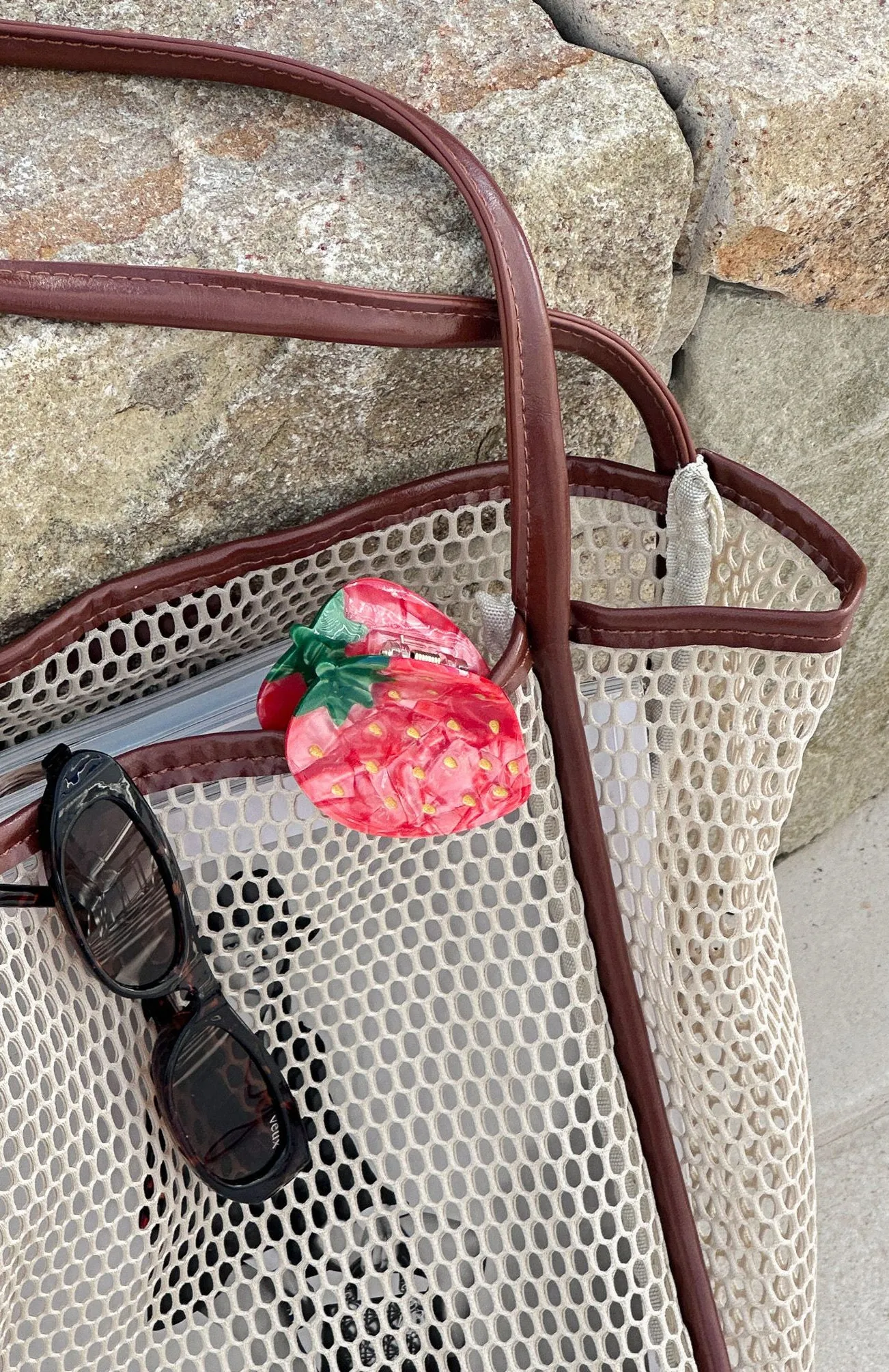 Piper Hair Clip Strawberry sold by White Fox Boutique product image thumbnail 3