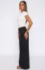 Elena Low Rise Wide Leg Jeans Black Acid sold by White Fox Boutique