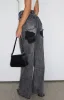 Alana High Waisted Straight Leg Jeans Grey Acid sold by White Fox Boutique