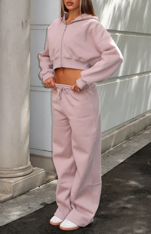 Stay Lifted Wide Leg Sweatpants Cinnamon sold by White Fox Boutique