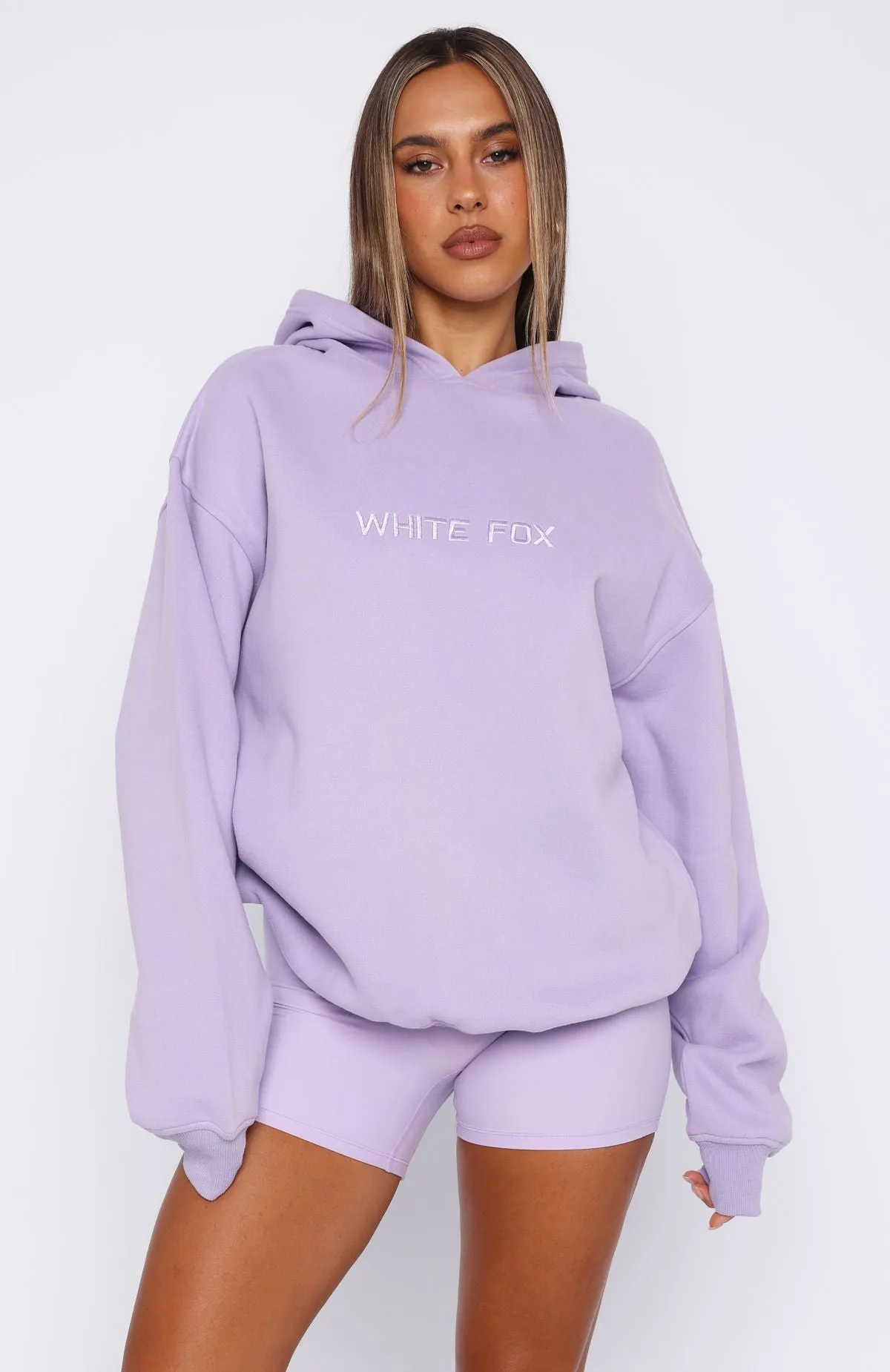 Stay Lifted Oversized Hoodie Lavender sold by White Fox Boutique product image thumbnail 2