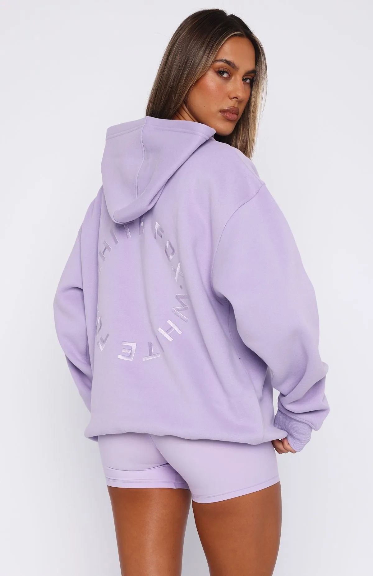 Stay Lifted Oversized Hoodie Lavender sold by White Fox Boutique product image thumbnail 4