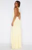 Grande Dame Maxi Dress Lemon sold by White Fox Boutique