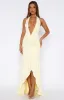 Grande Dame Maxi Dress Lemon sold by White Fox Boutique