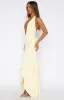 Grande Dame Maxi Dress Lemon sold by White Fox Boutique