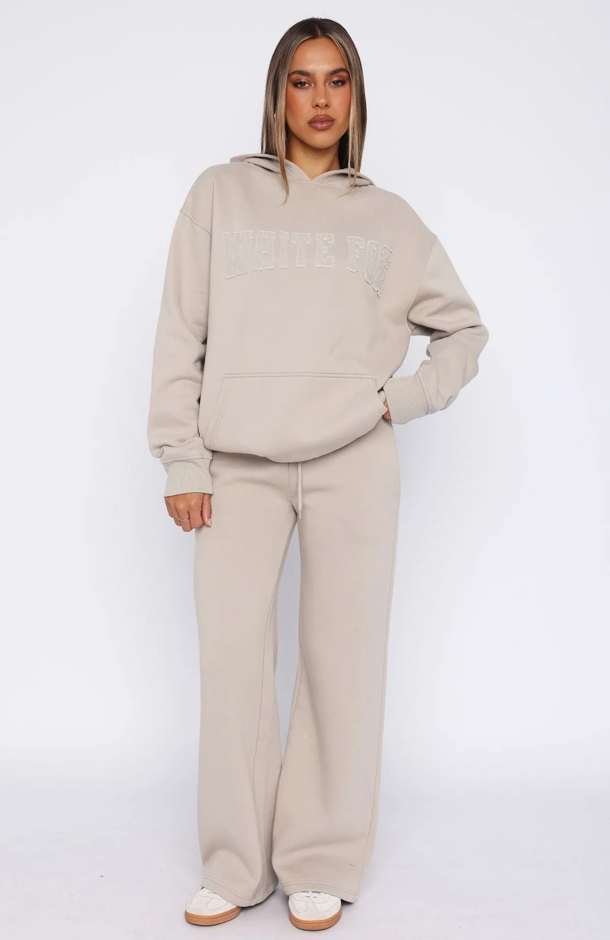 Shout It Out Wide Leg Sweatpants Moon sold by White Fox Boutique product image thumbnail 2