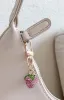 Stefanie Key Ring Pink Strawberry sold by White Fox Boutique