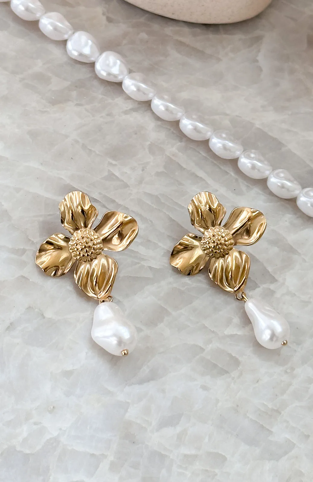 Nani Earrings Gold sold by White Fox Boutique product image thumbnail 2