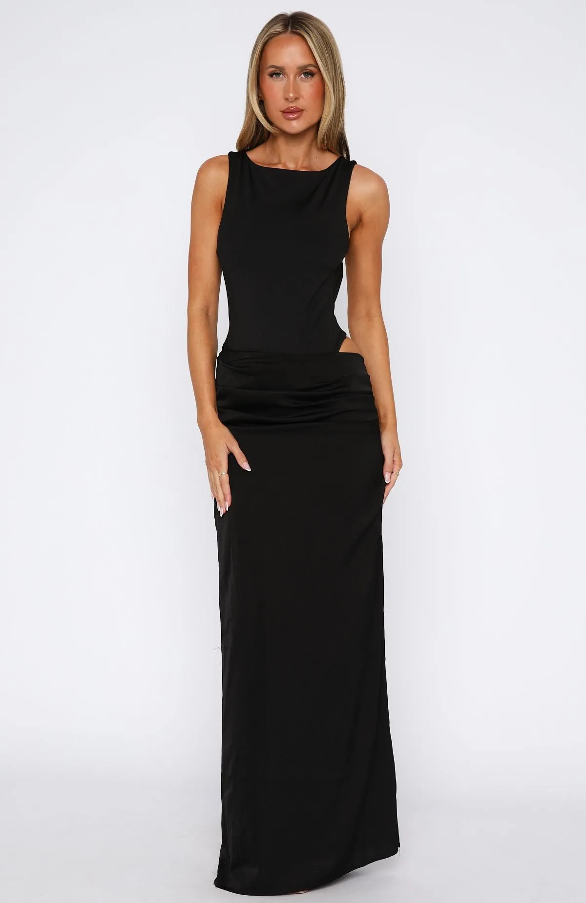 Moonlight Muse Maxi Dress Black sold by White Fox Boutique product image thumbnail 3