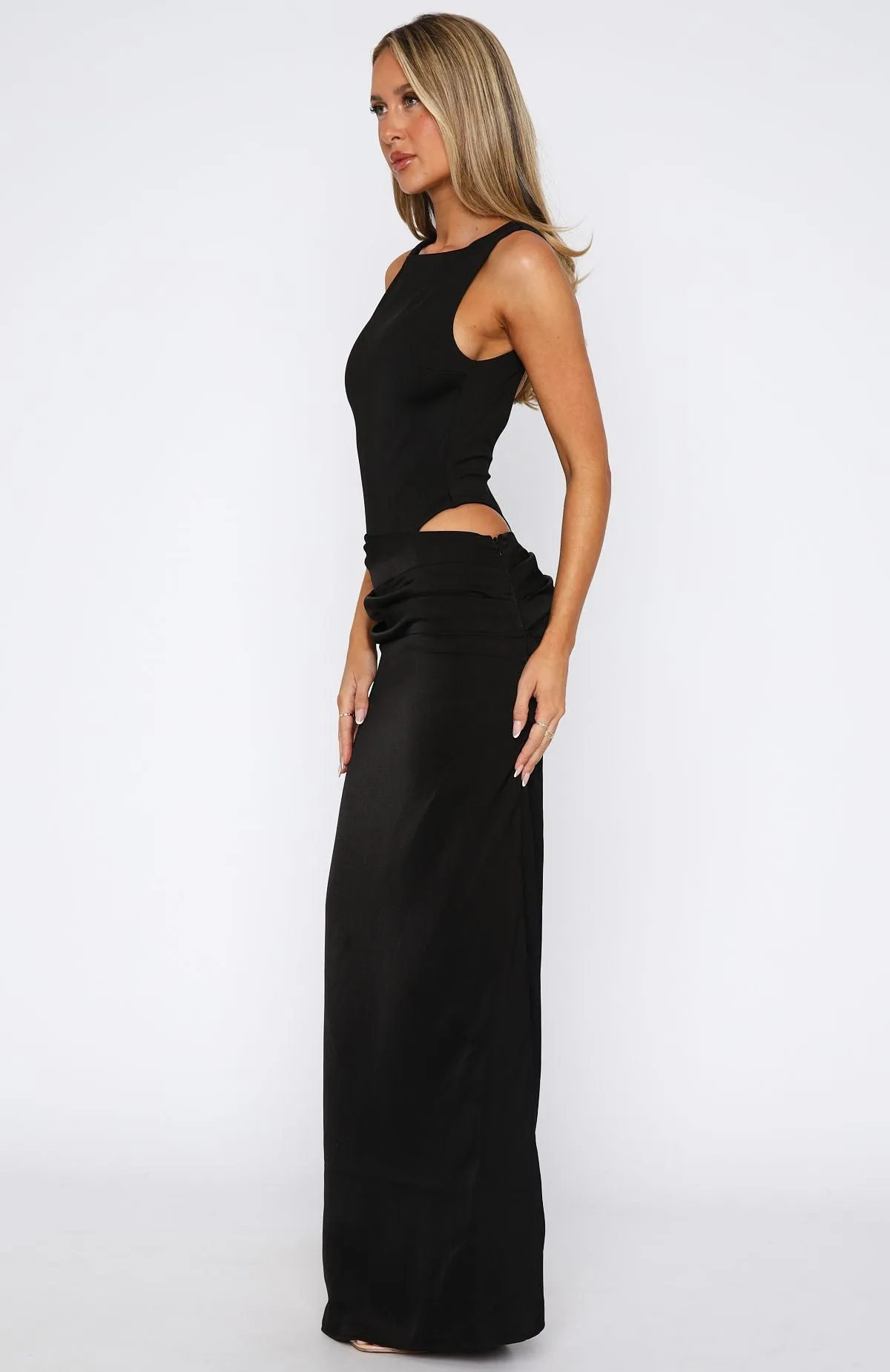 Moonlight Muse Maxi Dress Black sold by White Fox Boutique product image thumbnail 4