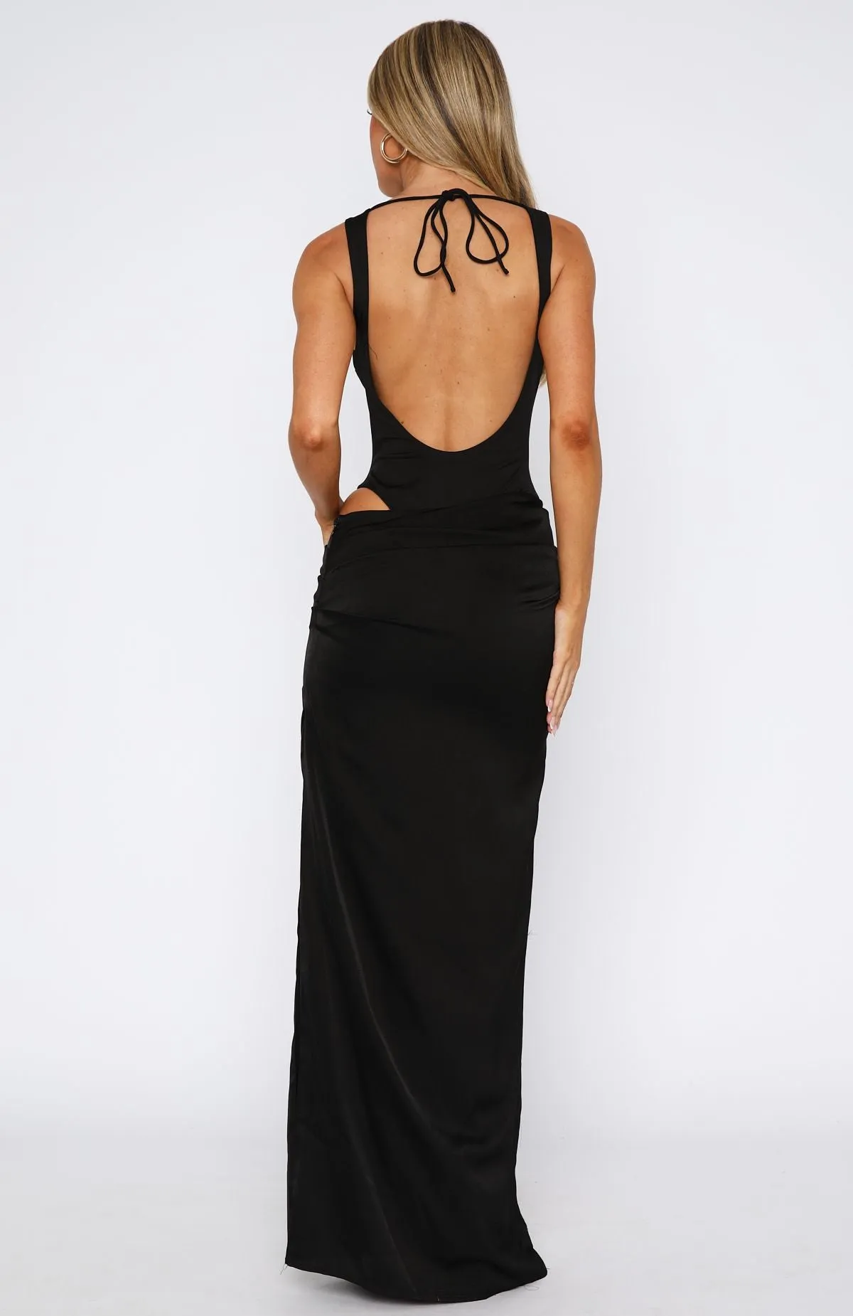 Moonlight Muse Maxi Dress Black sold by White Fox Boutique product image thumbnail 5