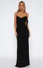 Love Blossoms Maxi Dress Black sold by White Fox Boutique