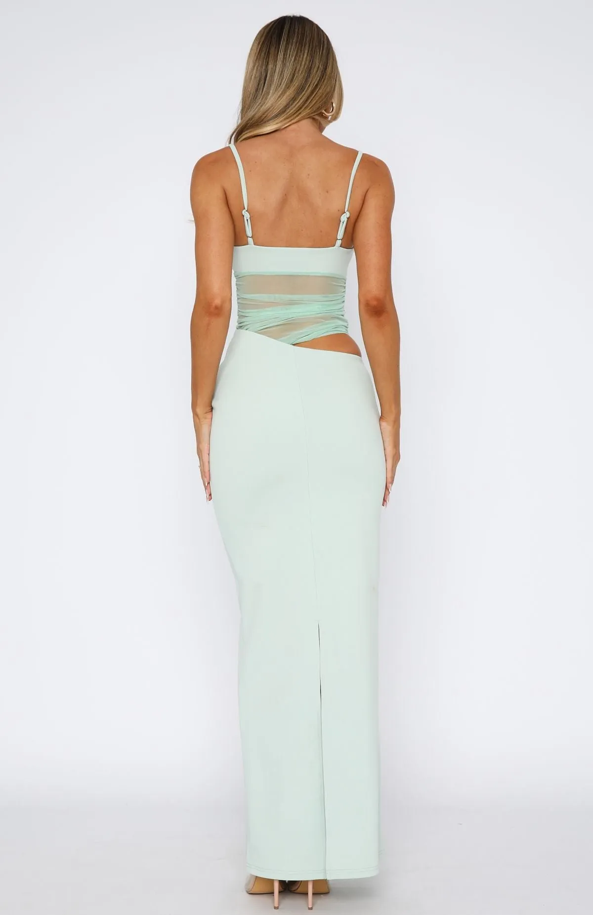 Call Me Up Maxi Dress Mint sold by White Fox Boutique product image thumbnail 5
