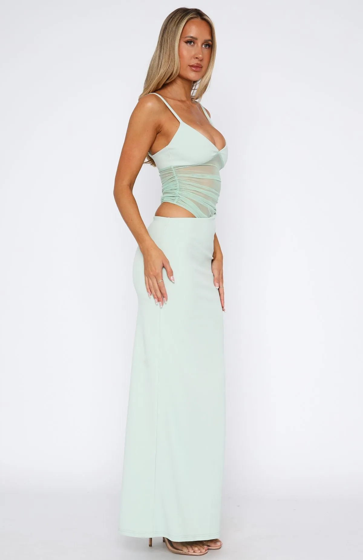 Call Me Up Maxi Dress Mint sold by White Fox Boutique product image thumbnail 4