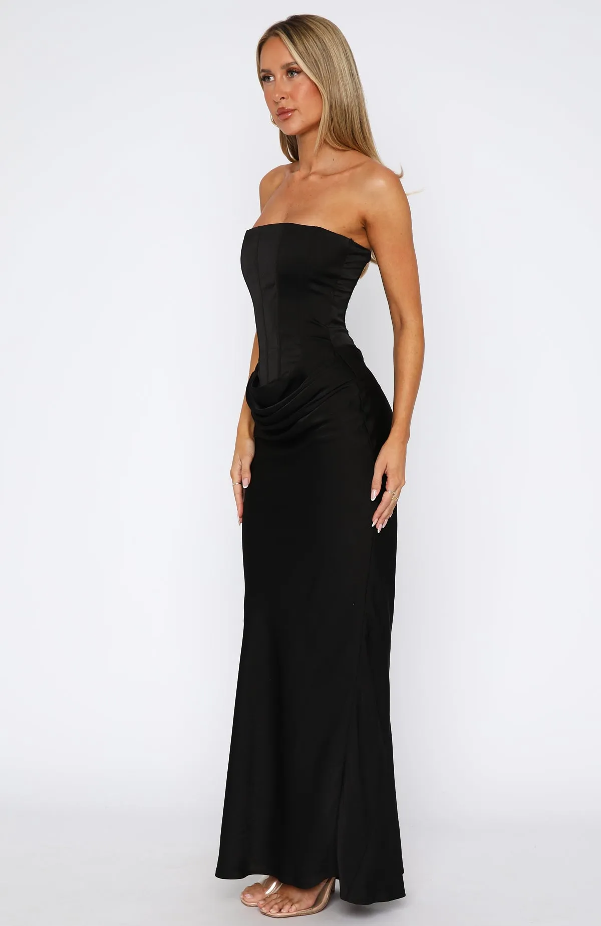 Love This Feeling Maxi Dress Black sold by White Fox Boutique product image thumbnail 4