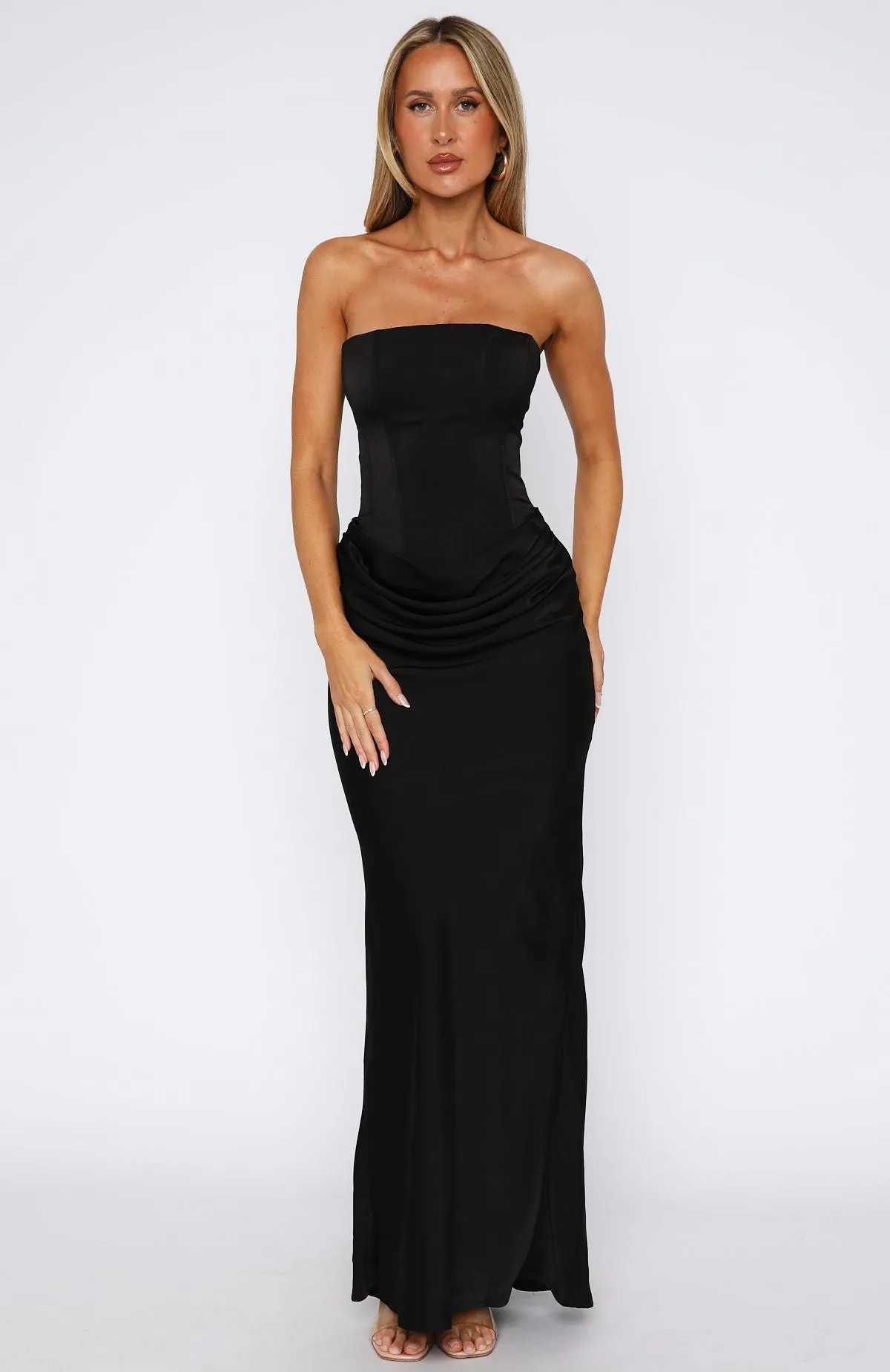 Love This Feeling Maxi Dress Black sold by White Fox Boutique product image thumbnail 3