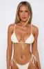 Amalfi Bikini Top Cream sold by White Fox Boutique