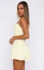 Think I'm In Love Mini Dress Lemon sold by White Fox Boutique