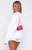 Fell So Hard Oversized Sweater White sold by White Fox Boutique