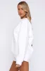 Fell So Hard Oversized Sweater White sold by White Fox Boutique