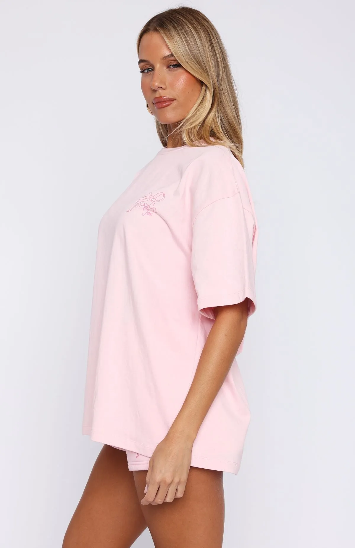 Love You Forever Oversized Tee Pink sold by White Fox Boutique product image thumbnail 3
