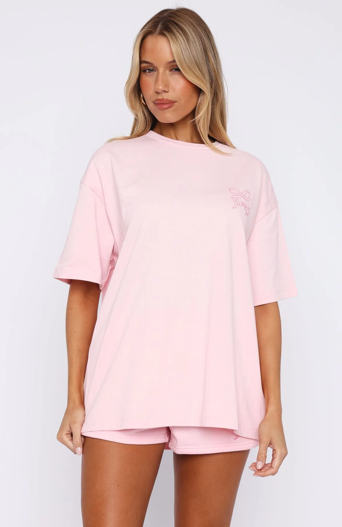 Love You Forever Oversized Tee Pink sold by White Fox Boutique product image thumbnail 2