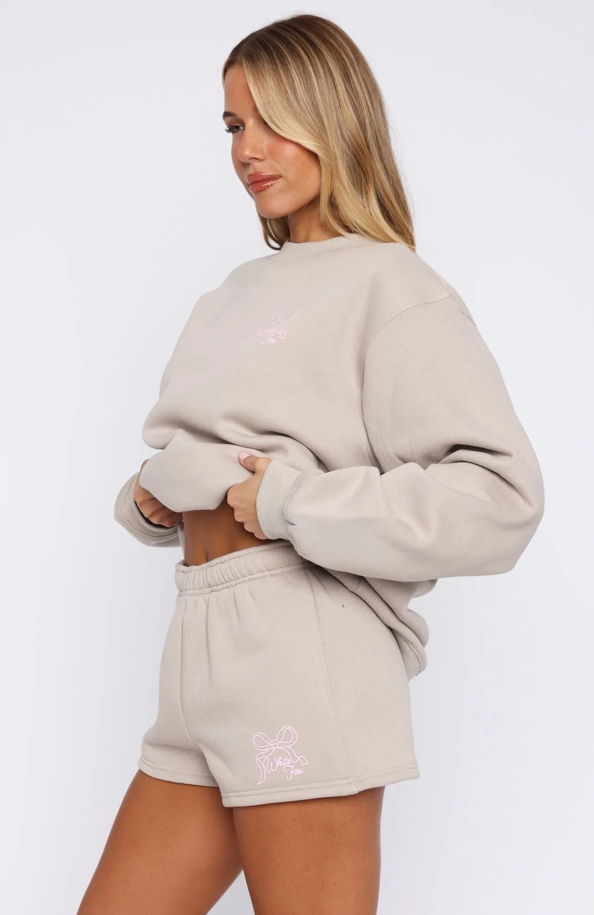 Love You Forever Lounge Shorts Moon sold by White Fox Boutique product image thumbnail 4