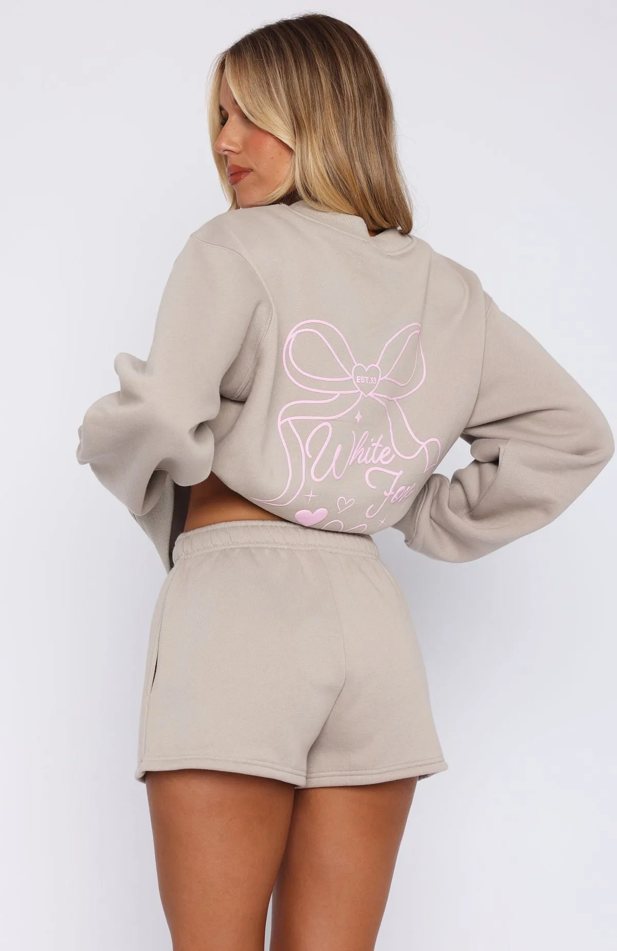 Love You Forever Lounge Shorts Moon sold by White Fox Boutique product image thumbnail 5